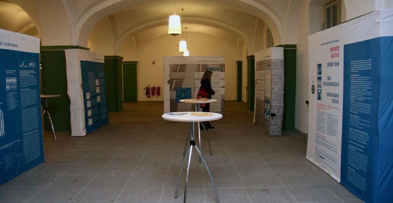 Ausstellung rechte Gewalt in Sachsen