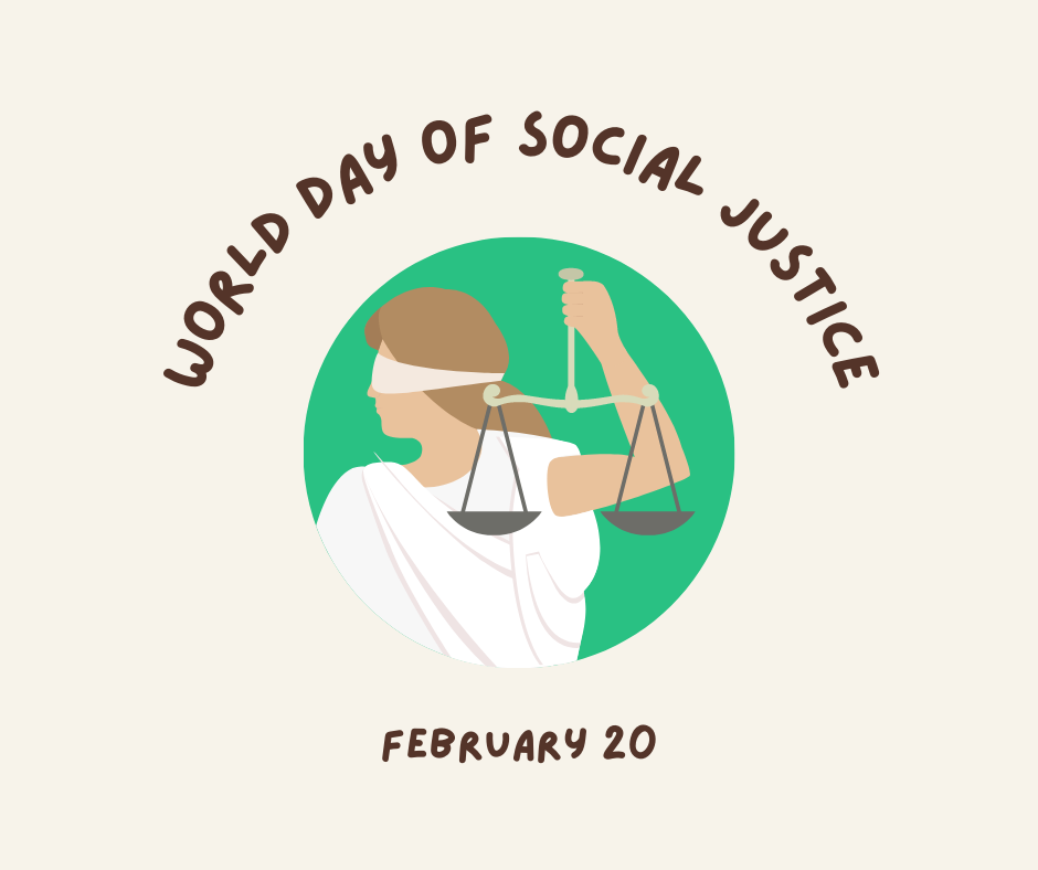 Green Brown Woman Illustration World Day of Social Justice Facebook Post.png